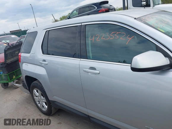 2015 GMC Terrain SLE with VIN 2GKALMEK2F6344463, listed as a IAAI auction lot 42235524 with 89,496 mi miles and . Bid and sale history available at DreamBid. Image 14.