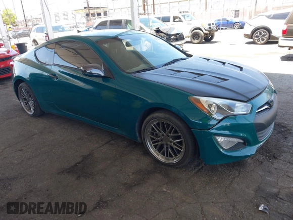 2014 Hyundai Genesis Coupe 2.0T with VIN KMHHT6KD5EU114178, listed as a IAAI auction lot 42392849 with 89,433 mi miles and . Bid and sale history available at DreamBid. Image 1.