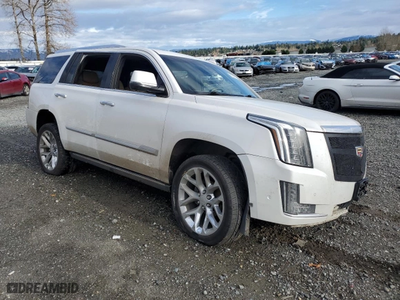 2018 Cadillac Escalade Platinum with VIN 1GYS4DKJ7JR229485, listed as a Copart auction lot 81233874 with 0 mi miles and Salvage Title. Bid and sale history available at carsss.com. Image 4.