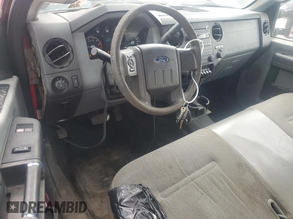 2013 Ford F-350 with VIN 1FD8X3F60DEB00261, listed as a Copart auction lot 57975365 with 221,878 mi miles and Salvage title. Bid and sale history available at DreamBid. Image 8.