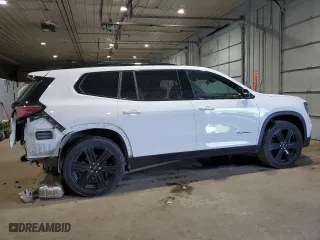 2025 GMC Acadia AWD Elevation with VIN 1GKENNRS1SJ142738, listed as a Copart auction lot 43687685 with 356 mi miles and Salvage Title. Bid and sale history available at carsss.com. Image 3.