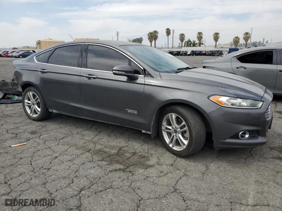 2016 Ford Fusion Energi Titanium with VIN 3FA6P0SU3GR173453, listed as a Copart auction lot 52632345 with 138,908 mi miles and Salvage Title. Bid and sale history available at carsss.com. Image 4.