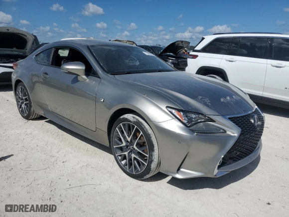 2015 Lexus RC 350 with VIN JTHSE5BC3F5003953, listed as a Copart auction lot 73303654 with 0 mi miles and Non Repairable. Bid and sale history available at carsss.com. Image 4.