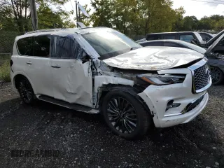 2024 Infiniti QX80 SENSORY with VIN JN8AZ2BC4R9501435, listed as a Copart auction lot 73679564 with 2,471 mi miles and Salvage Title. Bid and sale history available at carsss.com. Image 4.