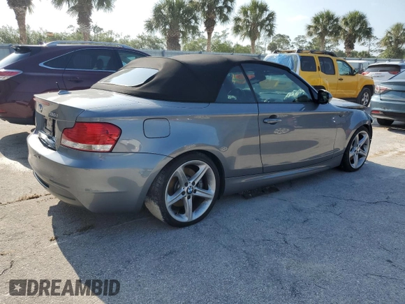 2010 BMW 1 Series 135i with VIN WBAUN9C5XAVK41340, listed as a Copart auction lot 52394575 with Not provided miles and Salvage title. Bid and sale history available at DreamBid. Image 3.