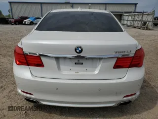 2012 BMW 7 Series 750Li xDrive with VIN WBAKC8C57CC436737, listed as a Copart auction lot 52068285 with 125,582 mi miles and Salvage Title. Bid and sale history available at carsss.com. Image 6.
