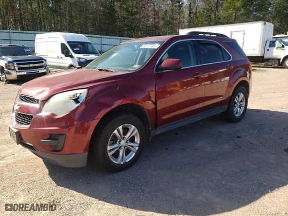 2010 Chevrolet Equinox LT w/1LT with VIN 2CNALDEWXA6389072, listed as a Copart auction lot 50127285 with 253,524 mi miles and Salvage Title. Bid and sale history available at carsss.com. Image 1.