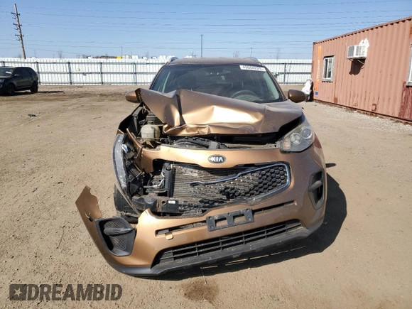 2017 Kia Sportage LX with VIN KNDPM3ACXH7053238, listed as a Copart auction lot 49084225 with 109,173 mi miles and Salvage Title. Bid and sale history available at carsss.com. Image 5.