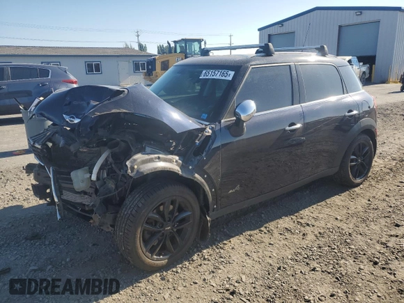 2013 MINI Countryman S ALL4 with VIN WMWZC5C52DWM16196, listed as a Copart auction lot 65157165 with Not provided miles and Salvage title. Bid and sale history available at DreamBid. Image 1.