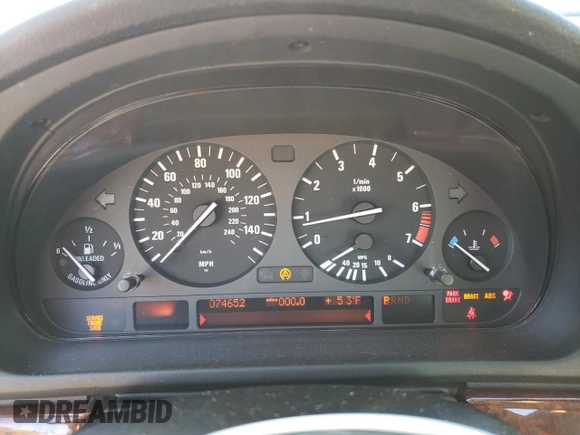 2002 BMW 5 Series 530iA with VIN WBADT63402CH85311, listed as a Copart auction lot 48372375 with 74,652 mi miles and Clean Title. Bid and sale history available at carsss.com. Image 9.