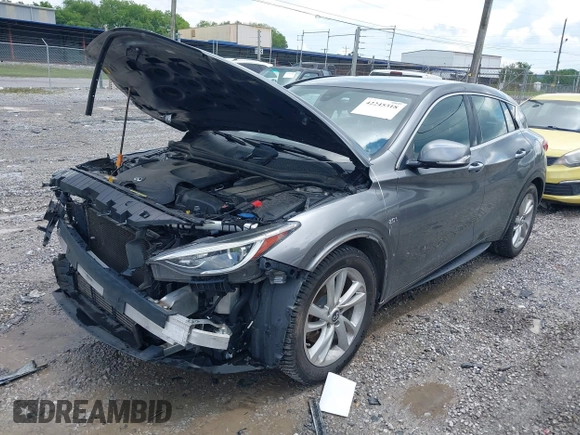 2017 Infiniti QX30 Luxury with VIN SJKCH5CP8HA039353, listed as a IAAI auction lot 42245318 with 110,551 mi miles and . Bid and sale history available at DreamBid. Image 2.
