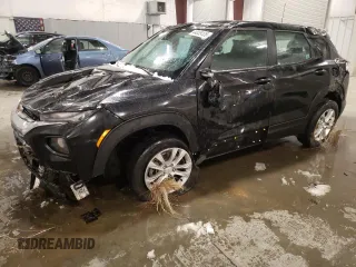 2021 Chevrolet TrailBlazer LS with VIN KL79MNSL4MB006018, listed as a Copart auction lot 44339125 with 48,874 mi miles and Salvage Title. Bid and sale history available at carsss.com. Image 1.
