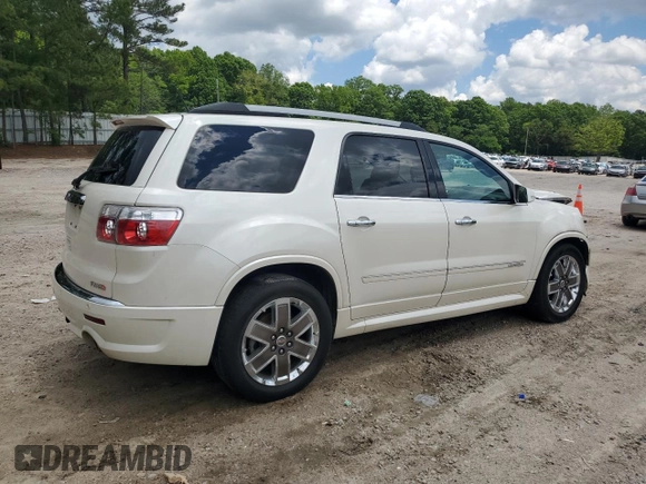 2012 GMC Acadia Denali z VIN 1GKKVTED6CJ148101, wystawiony jako Copart lot #57058195 z przebiegiem 105 231 mil mil oraz Szkoda całkowita • Salvage title. Historia ofert i sprzedaży dostępna na DreamBid. Obrazek 3.