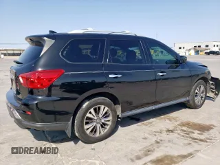 2019 Nissan Pathfinder S z VIN 5N1DR2MN1KC607076, wystawiony jako Copart lot #50372865 z przebiegiem 122 896 mil mil oraz Szkoda całkowita • Salvage title. Historia ofert i sprzedaży dostępna na DreamBid. Obrazek 3.