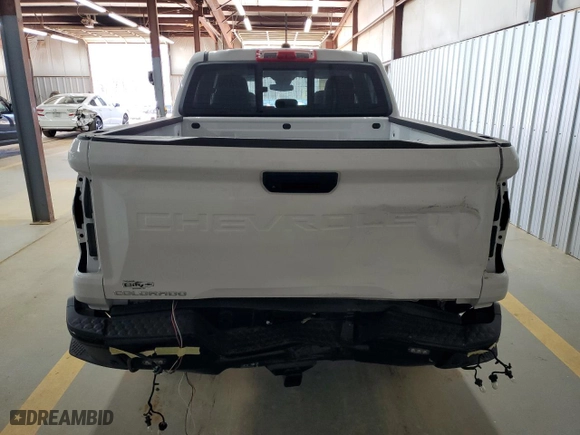 2023 Chevrolet Colorado 4WD Work Truck with VIN 1GCPTBEKXP1149354, listed as a Copart auction lot 45925375 with 18,804 mi miles and Salvage Title. Bid and sale history available at carsss.com. Image 6.
