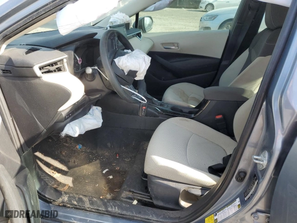2021 Toyota Corolla LE with VIN 5YFHPMAE5MP176862, listed as a Copart auction lot 43876925 with 65,654 mi miles and Salvage Title. Bid and sale history available at carsss.com. Image 7.