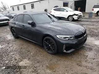 2020 BMW 3 Series M340i xDrive with VIN WBA5U9C01LFH10388, listed as a Copart auction lot 43250155 with Not Provided miles and Salvage Title. Bid and sale history available at DreamBid. Image 13.
