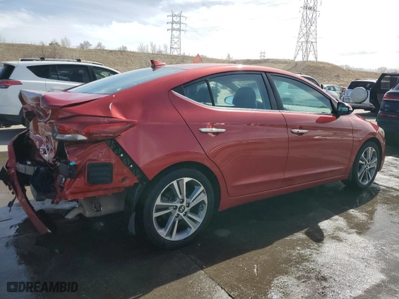 2017 Hyundai Elantra SE with VIN 5NPD84LF3HH197701, listed as a Copart auction lot 48785035 with 27,019 mi miles and Salvage Title. Bid and sale history available at carsss.com. Image 3.