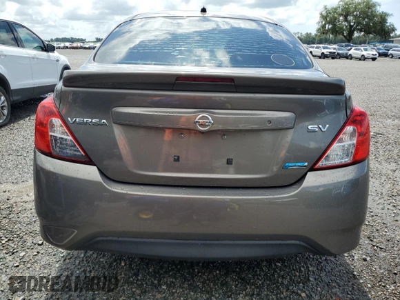 2016 Nissan Versa SV with VIN 3N1CN7AP1GL827640, listed as a Copart auction lot 61102095 with 148,654 mi miles and Salvage title. Bid and sale history available at DreamBid. Image 6.