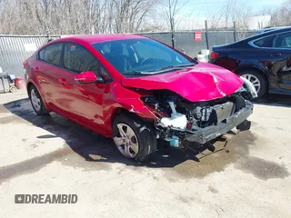 2016 Kia Forte LX with VIN KNAFX4A61G5523747, listed as a IAAI auction lot 41816126 with 117,760 mi miles. Bid and sale history available at carsss.com. Image 1.