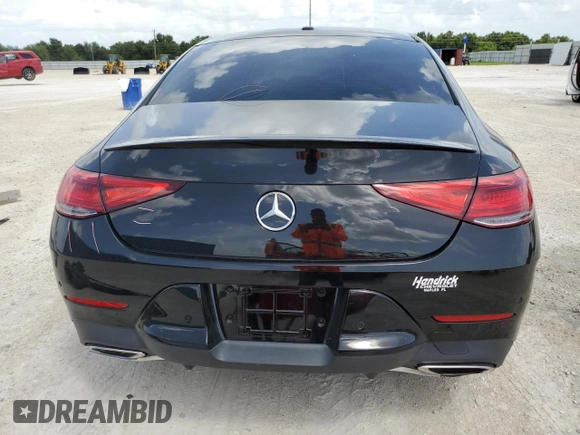 2019 Mercedes-Benz CLS with VIN WDD2J5JB1KA020974, listed as a Copart auction lot 69755594 with 0 mi miles and Salvage Title. Bid and sale history available at carsss.com. Image 6.
