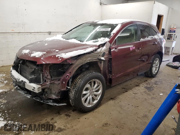 2016 Acura RDX with VIN 5J8TB4H34GL018640, listed as a Copart auction lot 88722865 with 120,154 mi miles and Salvage Title. Bid and sale history available at carsss.com. Image 1.