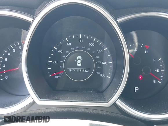 2014 Kia Optima LX with VIN 5XXGM4A77EG303496, listed as a IAAI auction lot 42572421 with 117,151 mi miles and . Bid and sale history available at DreamBid. Image 7.