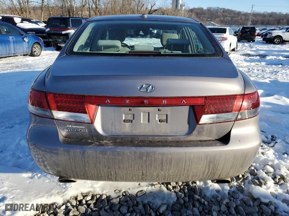2007 Hyundai Azera GLS with VIN KMHFC46D67A222464, listed as a Copart auction lot 87528555 with 217,318 mi miles and Clean Title. Bid and sale history available at carsss.com. Image 6.