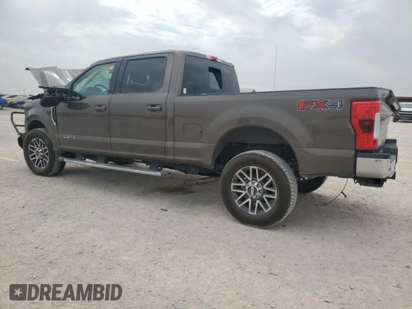 2017 Ford Super Duty F-250 SRW Lariat with VIN 1FT7W2BTXHEC53860, listed as a Copart auction lot 54782825 with 0 mi miles and Salvage Title. Bid and sale history available at carsss.com. Image 2.