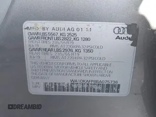 2011 Audi Q5 Premium Plus z VIN WA1DKAFP8BA075736, wystawiony jako IAAI lot #42240625 z przebiegiem 130 788 mil mil oraz . Historia ofert i sprzedaży dostępna na DreamBid. Obrazek 9.