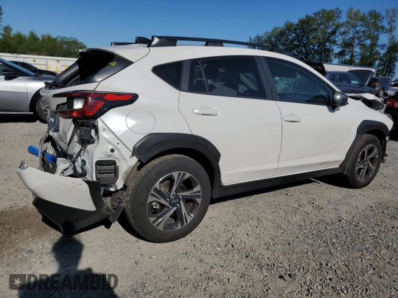 2024 Subaru Crosstrek Premium with VIN JF2GUADC7RH358824, listed as a Copart auction lot 64696895 with 20,433 mi miles and Salvage title. Bid and sale history available at DreamBid. Image 3.