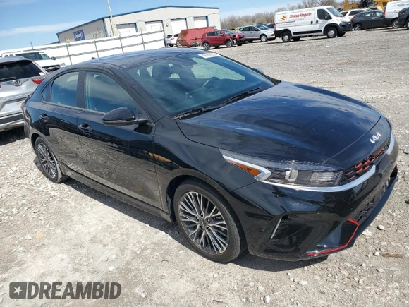 2024 Kia Forte GT-Line with VIN 3KPF54AD5RE714697, listed as a Copart auction lot 49968605 with 27,060 mi miles and Salvage Title. Bid and sale history available at carsss.com. Image 4.