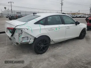 2022 Honda Civic Sedan Sport with VIN 2HGFE2F54NH546282, listed as a Copart auction lot 50544285 with 48,060 mi miles and Salvage Title. Bid and sale history available at carsss.com. Image 3.