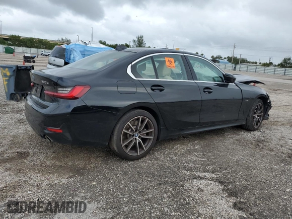 2022 BMW 3 Series 330e with VIN 3MW5P7J06N8C34517, listed as a Copart auction lot 78900564 with 38,126 mi miles and Non Repairable. Bid and sale history available at carsss.com. Image 3.