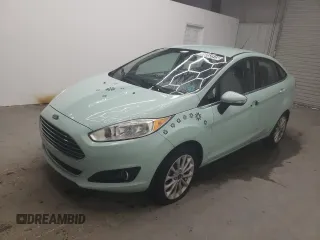 2017 Ford Fiesta Titanium with VIN 3FADP4CJ5HM151052, listed as a Copart auction lot 89352515 with 117,596 mi miles and Clean Title. Bid and sale history available at carsss.com. Image 1.