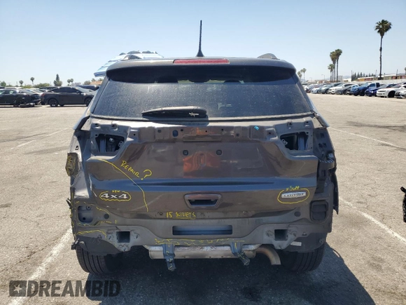 2018 Jeep Compass Latitude with VIN 3C4NJDBB8JT457636, listed as a Copart auction lot 57524885 with 111,062 mi miles and Salvage title. Bid and sale history available at DreamBid. Image 6.