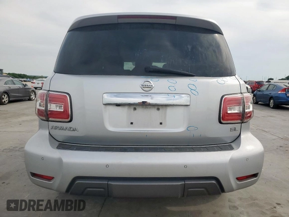 2019 Nissan Armada SL z VIN JN8AY2ND6K9092271, wystawiony jako Copart lot #53181405 z przebiegiem 139 739 mil mil oraz Szkoda całkowita • Salvage title. Historia ofert i sprzedaży dostępna na DreamBid. Obrazek 6.