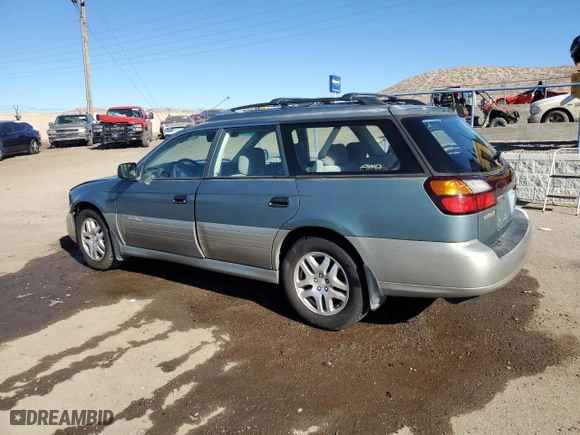 2001 Subaru Legacy Wagon Outback w/RB Equip with VIN 4S3BH665517617068, listed as a Copart auction lot 43575485 with 146,592 mi miles and Salvage Title. Bid and sale history available at carsss.com. Image 2.