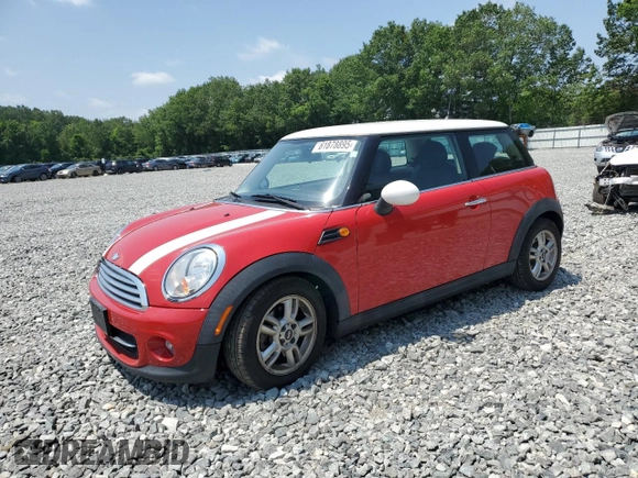 2012 MINI Hardtop with VIN WMWSU3C55CT542491, listed as a Copart auction lot 61878895 with 27,097 mi miles and Clean title. Bid and sale history available at DreamBid. Image 1.
