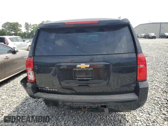 2015 Chevrolet Suburban LT with VIN 1GNSKJKC7FR532678, listed as a Copart auction lot 53715265 with 190,927 mi miles and Salvage Title. Bid and sale history available at DreamBid. Image 6.