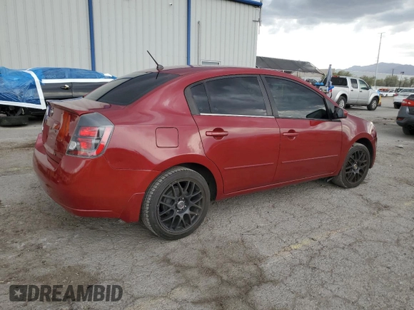 2008 Nissan Sentra S with VIN 3N1AB61E28L612939, listed as a Copart auction lot 60059405 with 129,320 mi miles and Salvage title. Bid and sale history available at DreamBid. Image 3.