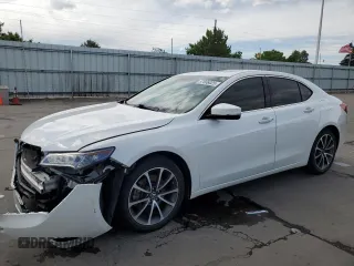 2015 Acura TLX Technology z VIN 19UUB3F58FA008402, wystawiony jako Copart lot #57686025 z przebiegiem 45 368 mil mil oraz Szkoda całkowita • Salvage title. Historia ofert i sprzedaży dostępna na DreamBid. Obrazek 1.
