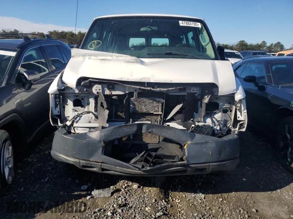 2013 Ford Econoline Passenger XL with VIN 1FMNE1BL4DDA74312, listed as a Copart auction lot 47883195 with 52,654 mi miles and Salvage title. Bid and sale history available at DreamBid. Image 5.