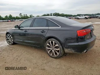 2013 Audi A6 Premium Plus with VIN WAUGGAFCXDN140922, listed as a Copart auction lot 60566865 with 179,570 mi miles and Clean title. Bid and sale history available at DreamBid. Image 2.