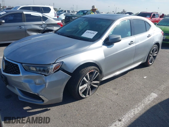 2020 Acura TLX w/Technology Pkg with VIN 19UUB2F4XLA002467, listed as a IAAI auction lot 41836856 with 49,127 mi miles. Bid and sale history available at carsss.com. Image 17.