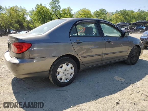 2006 Toyota Corolla CE with VIN 2T1BR32EX6C681260, listed as a Copart auction lot 55210885 with Not Provided miles and Clean Title. Bid and sale history available at DreamBid. Image 3.