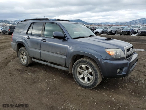 2006 Toyota 4Runner SR5 with VIN JTEBT14R768036093, listed as a Copart auction lot 47261375 with 138,624 mi miles and Clean Title. Bid and sale history available at carsss.com. Image 4.
