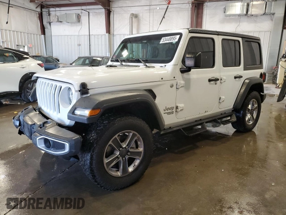 2018 Jeep Wrangler Unlimited Sport S z VIN 1C4HJXDG3JW274310, wystawiony jako Copart lot #53448895 z przebiegiem 112 467 mil mil oraz Szkoda całkowita • Salvage title. Historia ofert i sprzedaży dostępna na DreamBid. Obrazek 1.