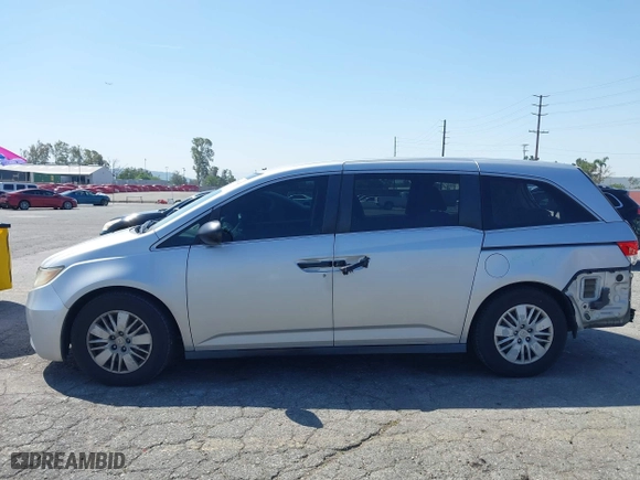 2014 Honda Odyssey LX with VIN 5FNRL5H24EB008838, listed as a IAAI auction lot 41987432 with 276,432 mi miles. Bid and sale history available at carsss.com. Image 19.