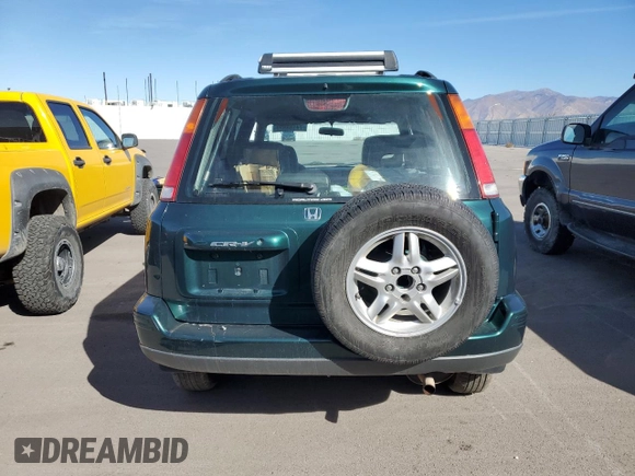 2001 Honda CR-V SE with VIN JHLRD18781C022253, listed as a Copart auction lot 77185924 with 190,434 mi miles and Salvage Title. Bid and sale history available at carsss.com. Image 6.